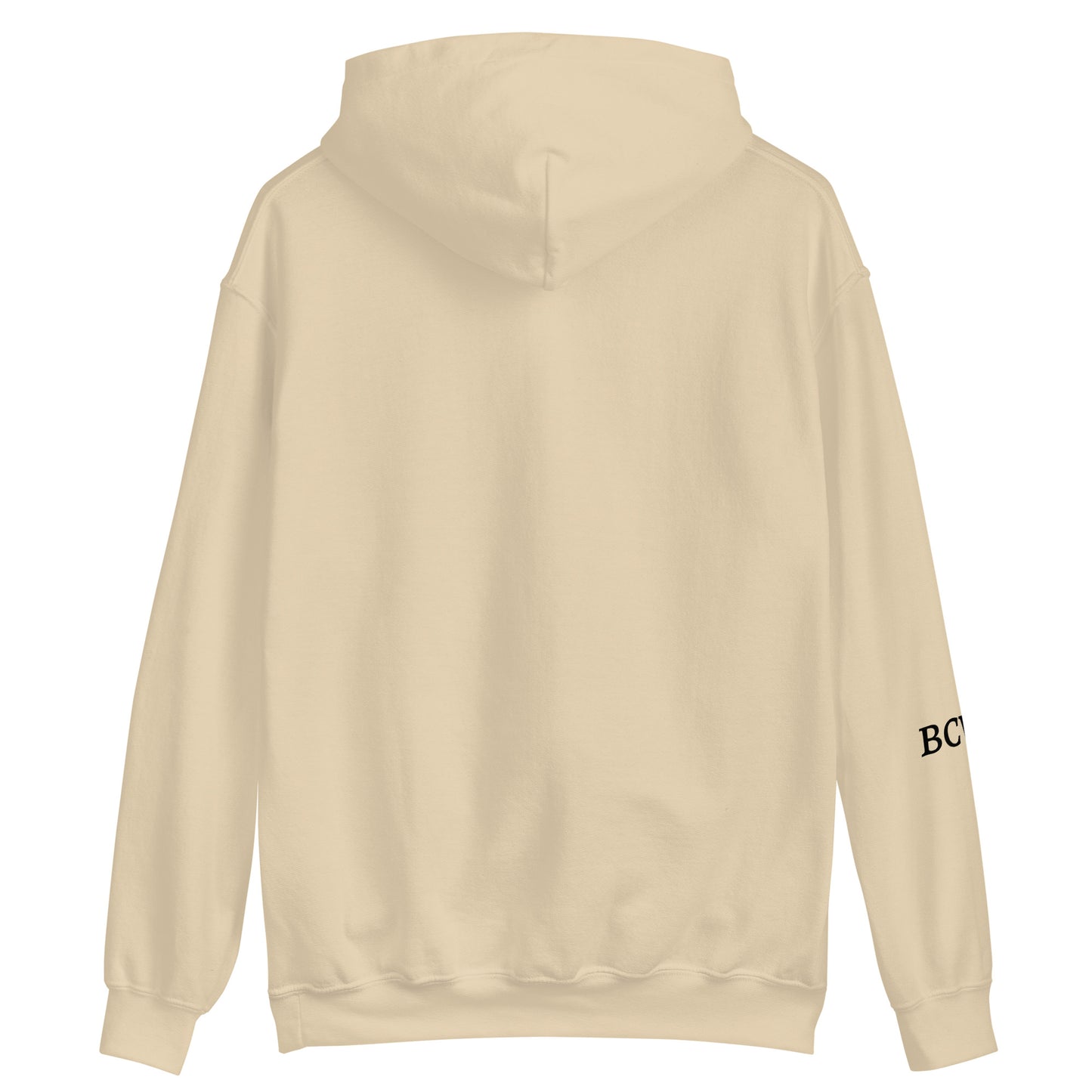 Black Is Always Beautiful unisex hoodies. The color is sand. Cozy
