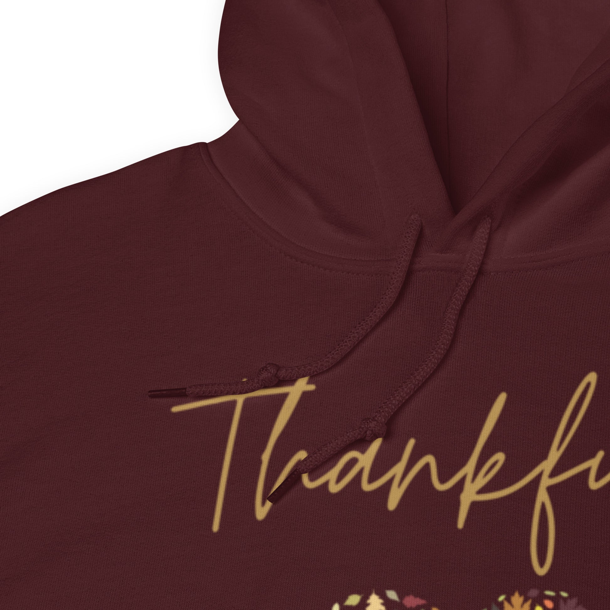 Maroon is the color to rock. Thankful Heart unisex clothing.  Available in brown also. 