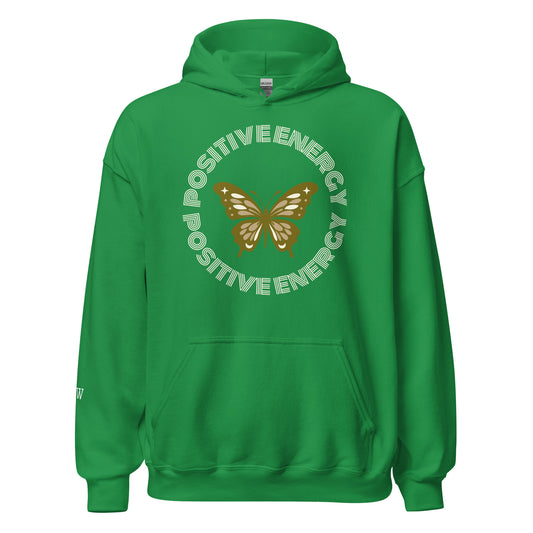 Positive Energy Unisex Hoodies by Bright Colored Wings Clothing Brand visit the www.brightcoloredwings.com 