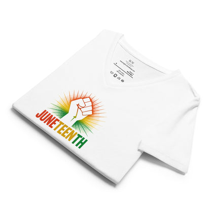 Juneteenth Women’s relaxed V-neck t-shirt