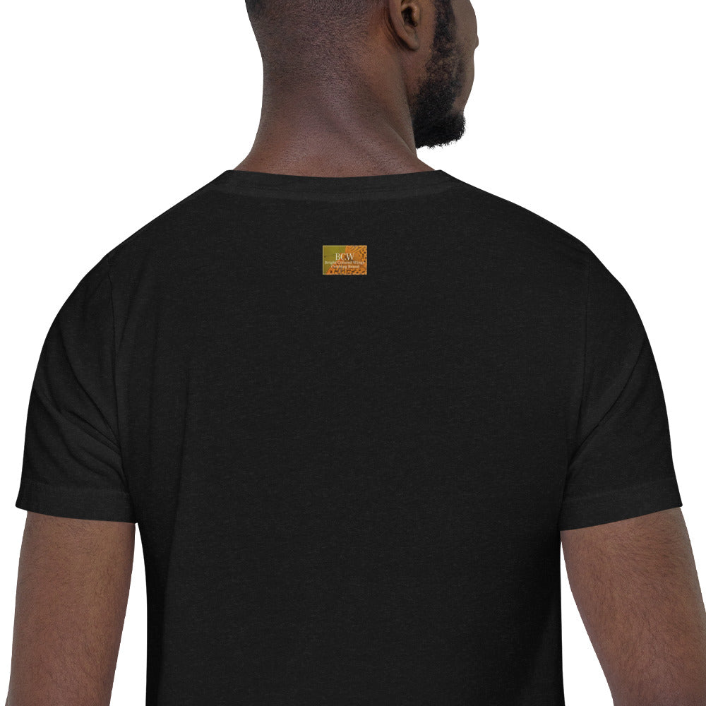 Black back side logo BCWS t-shirt. 