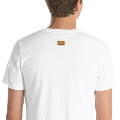 Back of logo short sleeve T-shirt.